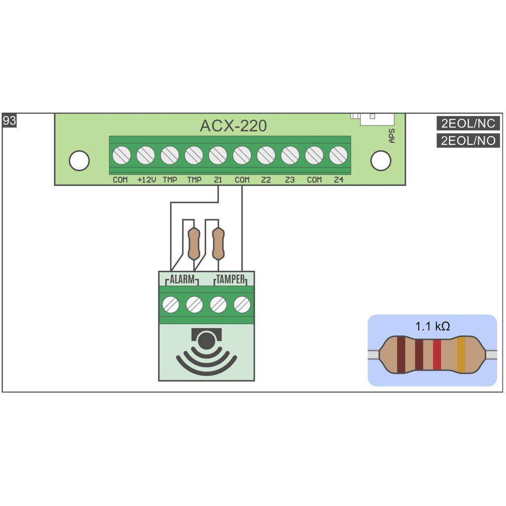 Wireless Expander for 4 Inputs and 4 Relay Outputs