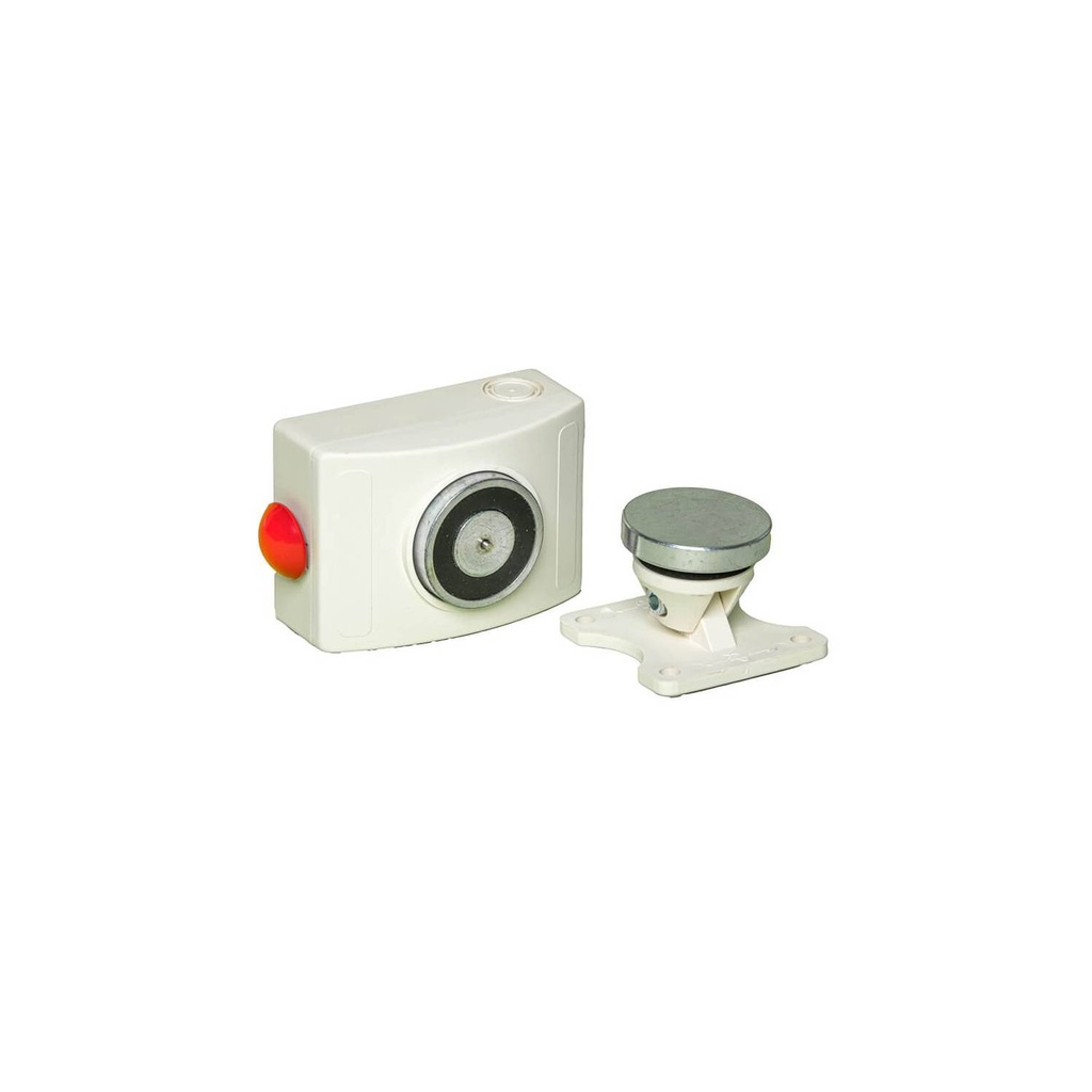 ELECTROMAGNETIC DOOR HOLDER 50 Kg WHITE