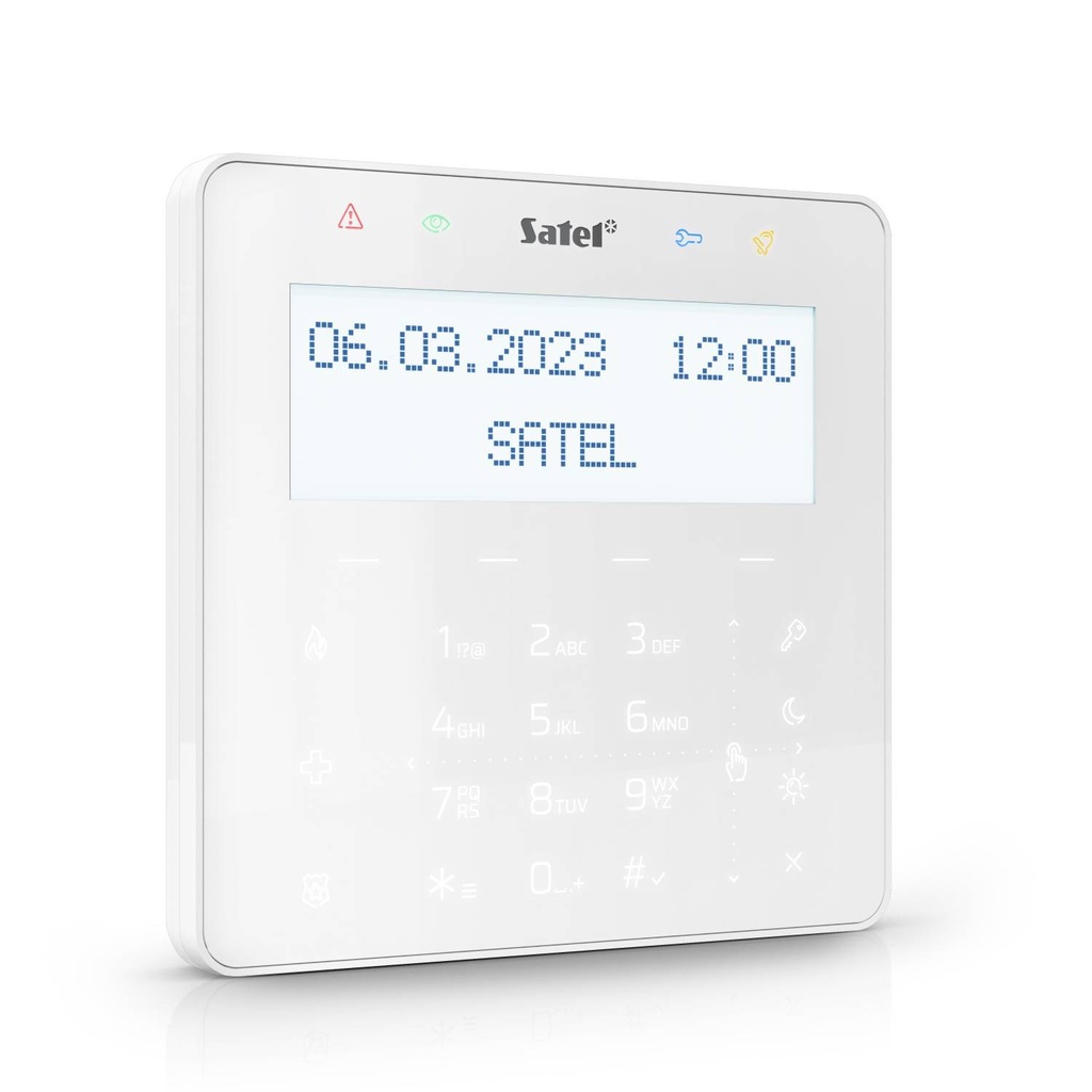 KEYPAD WITH TOUCH KEYS FOR INTEGRA CONTROL PANEL WHITE