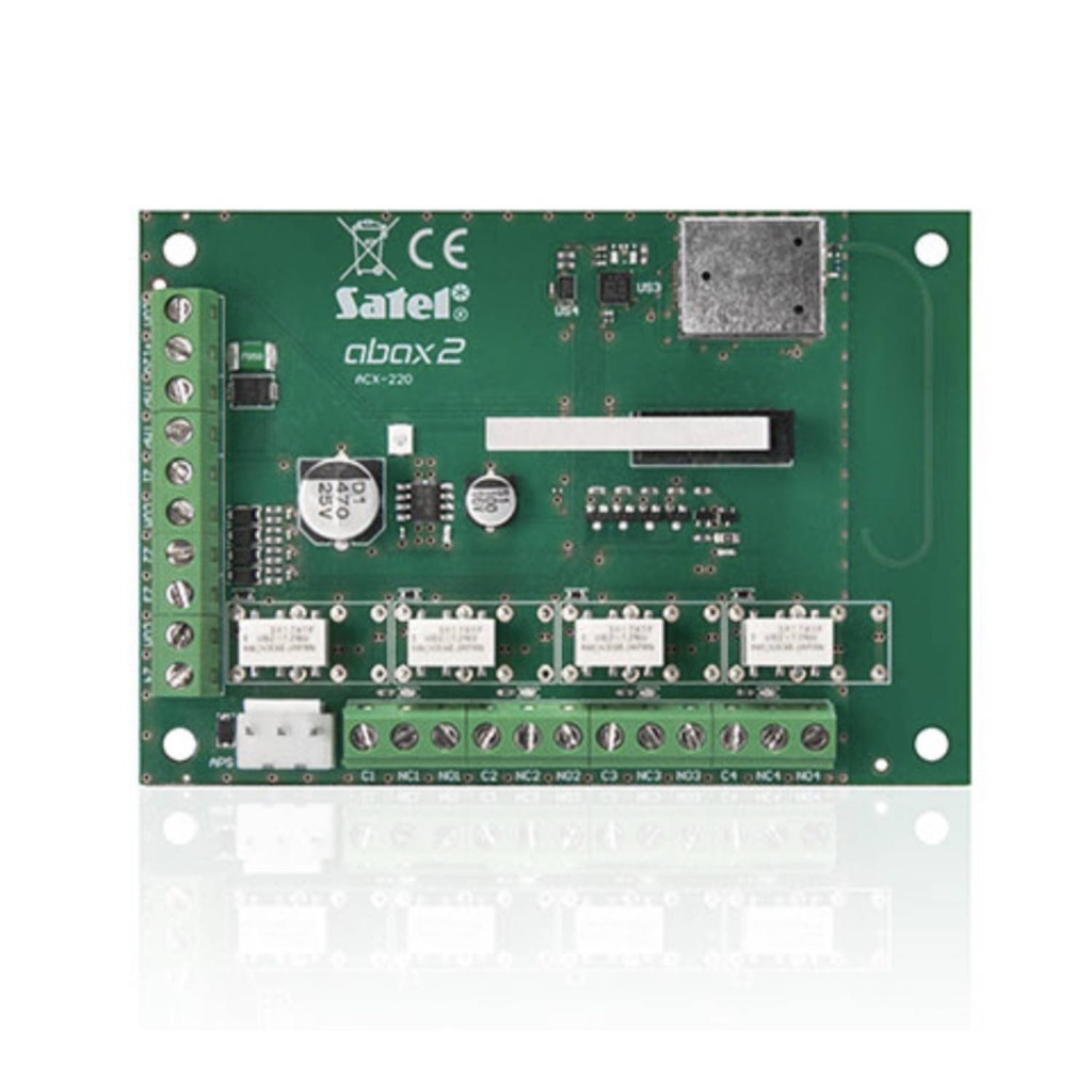 [ACX-220] EXPANSOR SEM FIOS PARA 4 ENTRADAS Y 4 SALIDAS A RELE