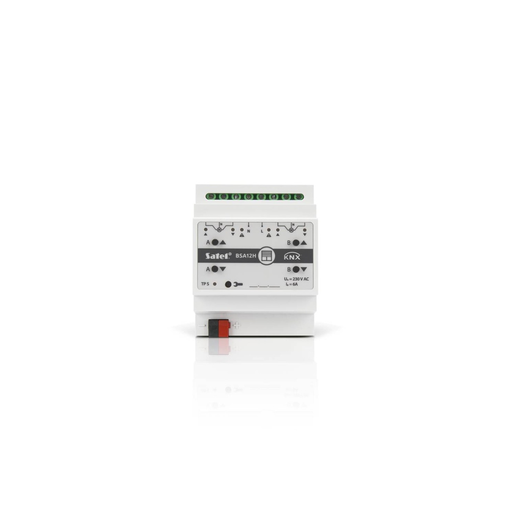 [KNX-BSA12H] ATUADOR DE PERSIANA/ROLO DE 2 CANAIS 230V AC KNX
