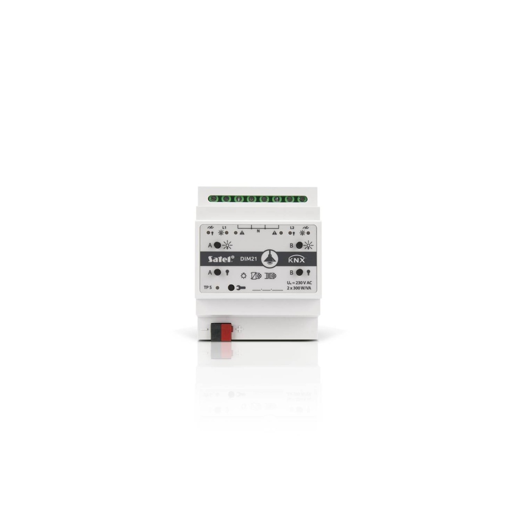 DIMMER UNIVERSAL DE 2 CANAIS KNX
