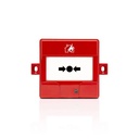 PULSADOR CONVENCIONAL EXTERIOR IP66 , LED EN54-11