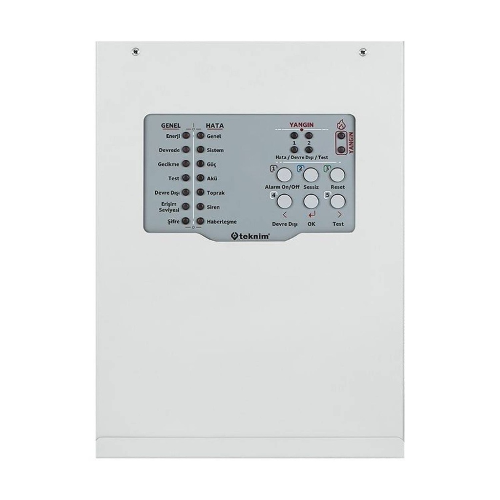 [TFP-3122] PANEL DE ALARMA CONTRA INCENDIOS CONVENCIONAL DE 2 ZONAS