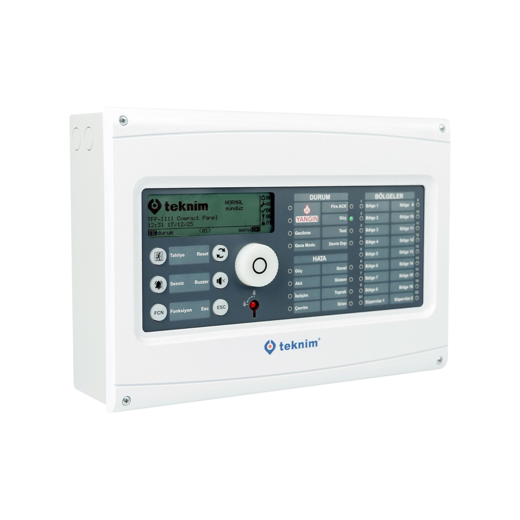 [TFP-1111] ANALOGUE FIRE ALARM PANEL 1 LOOP 130 DEVICES EN54 Pt 2/4/21