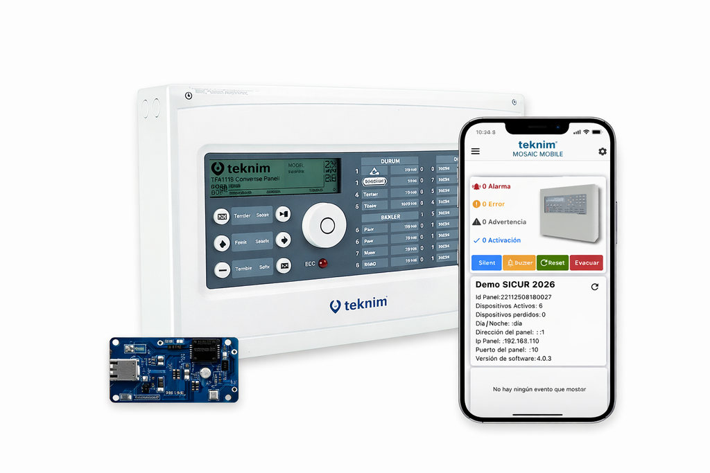 CENTRAL DE INCÊNDIO ANALÓGICA 1 LOOP 130 DISPOSITIVOS EN54 + LAN