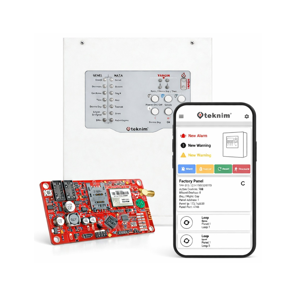 CENTRAL DE INCENDIO CONVENCIONAL 2 ZONAS COM GSM e APP
