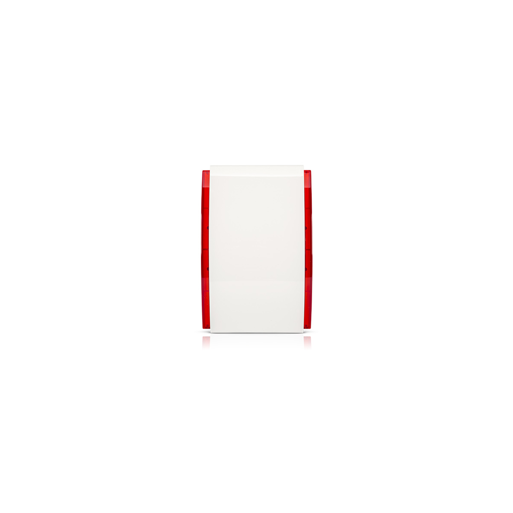 SIRENA DE INTRUSIÓN EXTERIOR 1 PIEZO Roja con Backup